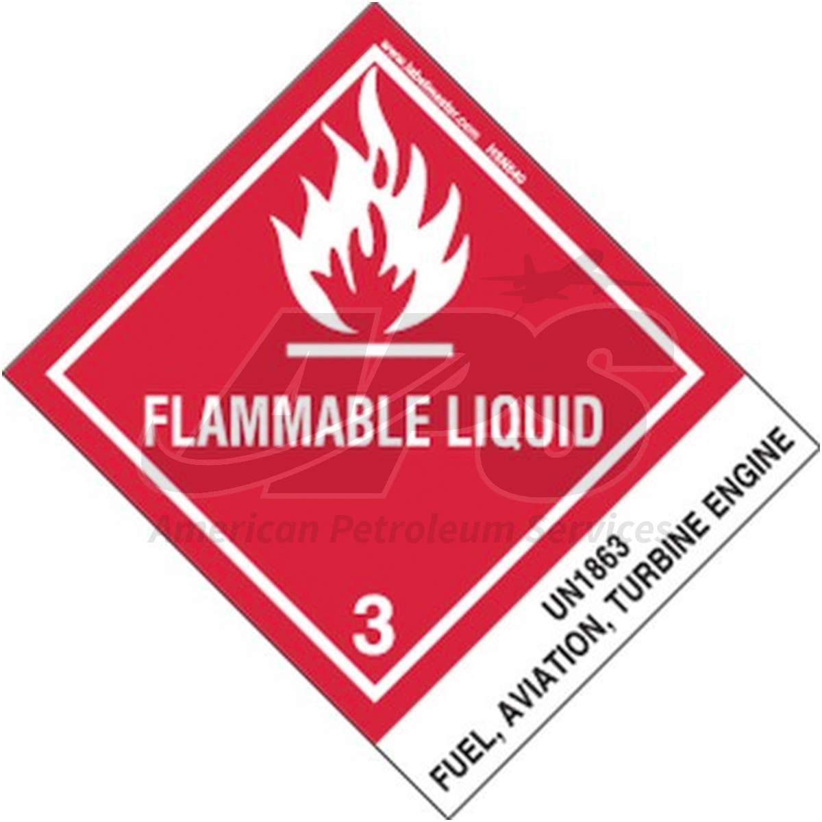 d143-flammable-liquid-un1863-4in-x-4in-white-on-red