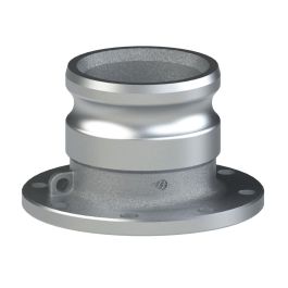 3" MALE KAMLOCK ADAPTER X 3" TTMA FLANGE ALUMINUM