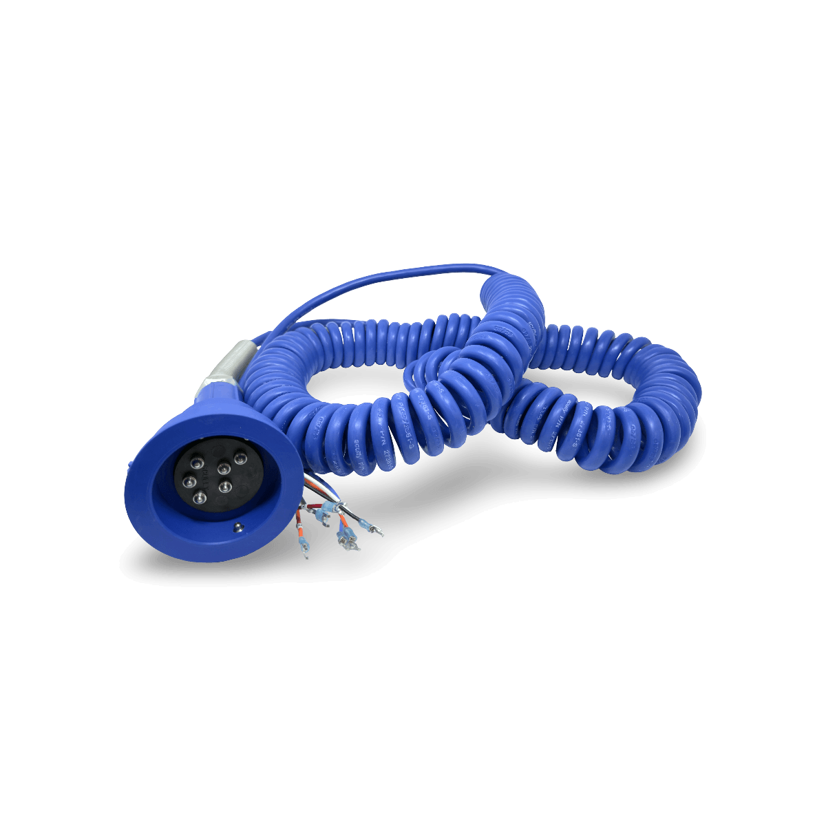 SCULLY BLUE OPTIC PLUG & 30 FT. COILED CORD