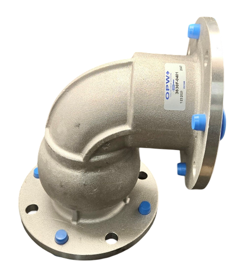SWIVEL JOINT (4" 150# ANSI FLANGE X 150# ANSI FLANGE, 90 DEGREE, ALUMINUM)