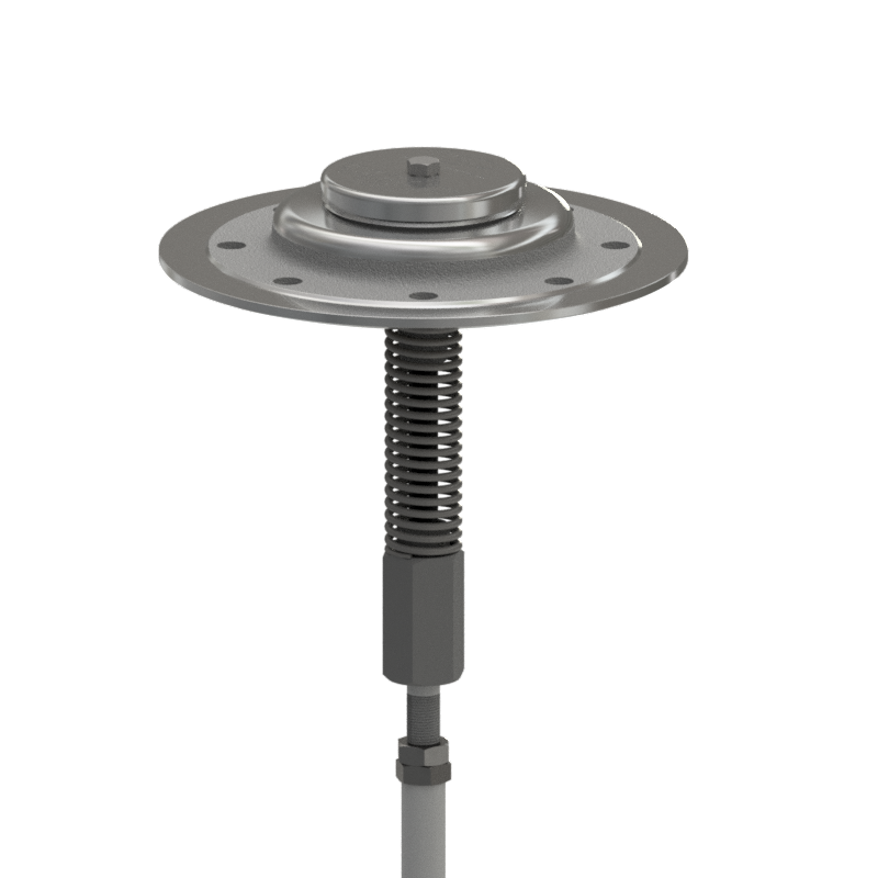 3.5" PUSH VENT WITH 4" SUMP FLANGE ALUMINUM WITH STAINLESS TRIM, ...