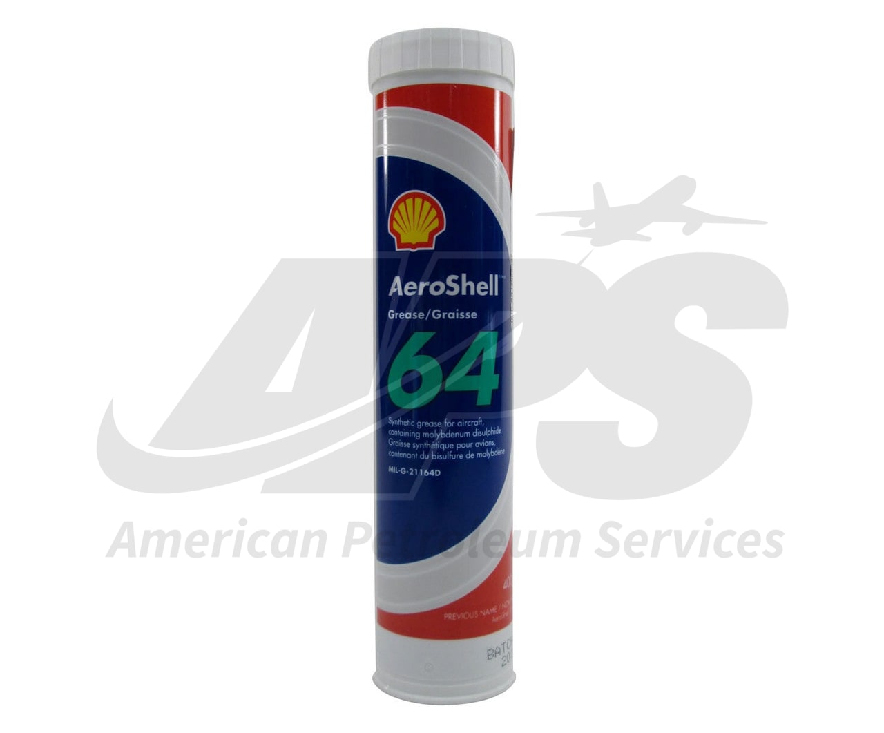 AEROSHELL GREASE 64 EXTREME PRESSURE AIRCRAFT GREASE - 14.1 OZ CARTRIDGE  (SYNTHETIC MOLYBDENUM DISULPHIDE)