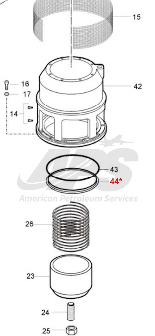 WHITE SEAL 64128 6" INTERNAL VALVE