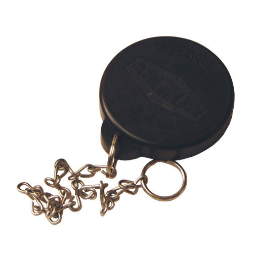 DUST CAP FOR BAYONET STYLE DRY DISCONNECTS (2", W/ STAINLESS STEEL CHAIN...