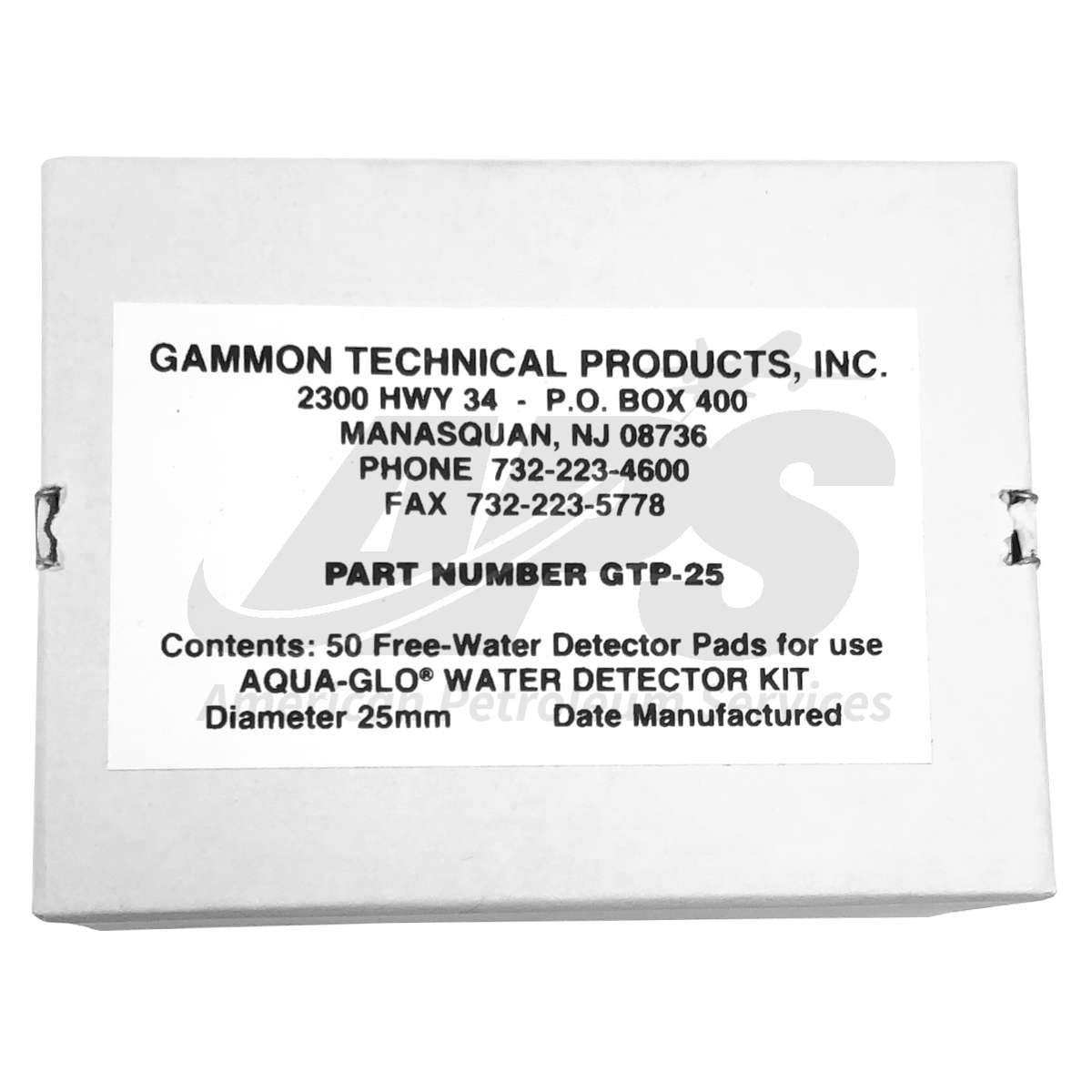 gtp-25-aqua-glo-water-detector-pads-25mm-50-box