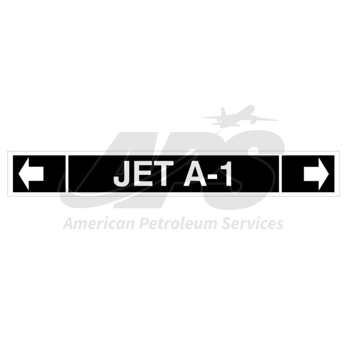 gtp-3255-a1-pipe-i-d-jet-a-1-black-on-white-5-inch-x-16-inch