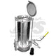 CLOSED CIRCUIT FUEL SAMPLER (4L, W/ THERMOMETER & HYDROMETER HOLDERS)