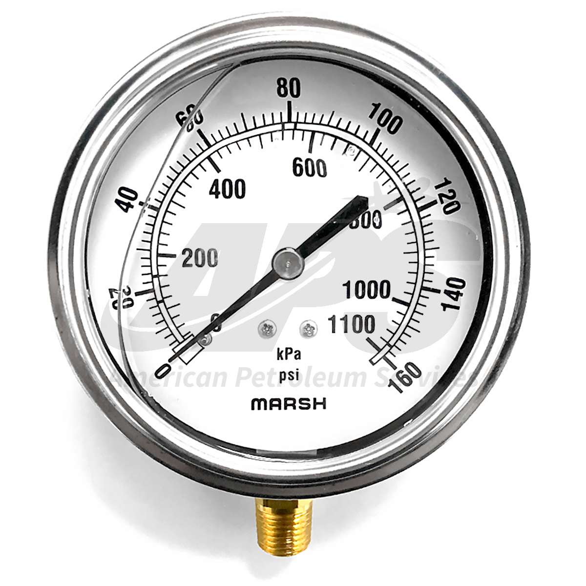 pressure-gauge-100mm-2-1-2-dial-1-4-mnpt-lower-mount-0-160-psi