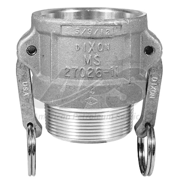 CAM & GROOVE (1-1/2", TYPE B, COUPLER X MALE NPT)