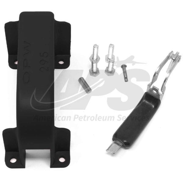 JET FUEL OVERWING NOZZLE BLACK GUARD HANDLE & LEVER ASSEMBLY (1-1/2")