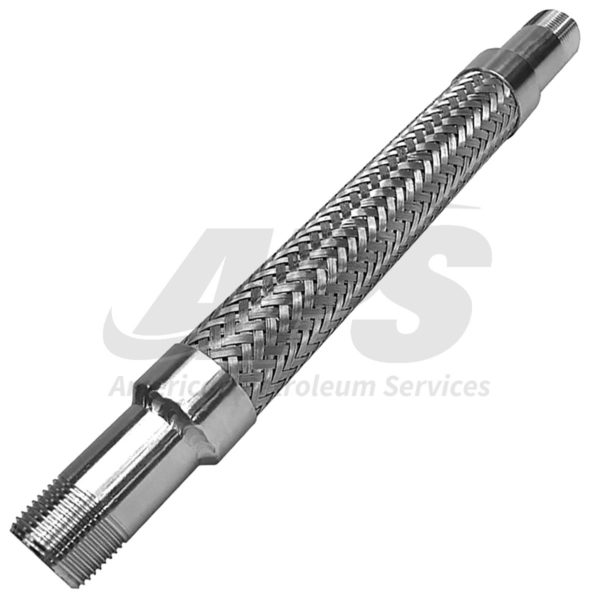 FLEXIBLE METAL HOSE (1" X 3', S/S, MNPT X MNPT)