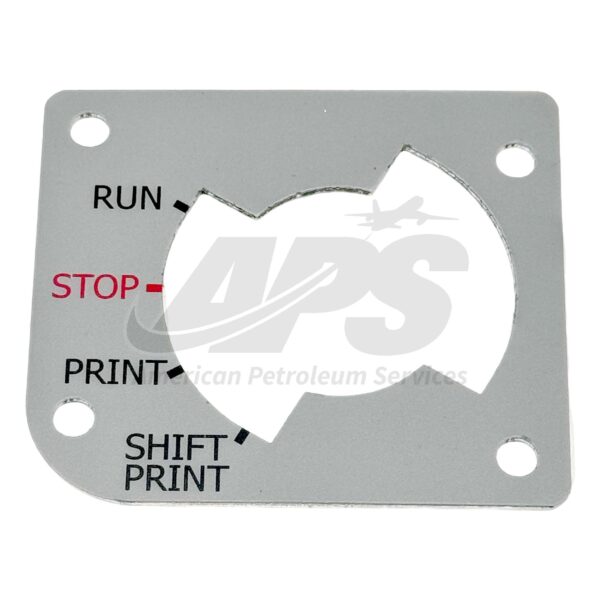 PROVER PLATE FOR LCR 600 REGISTER