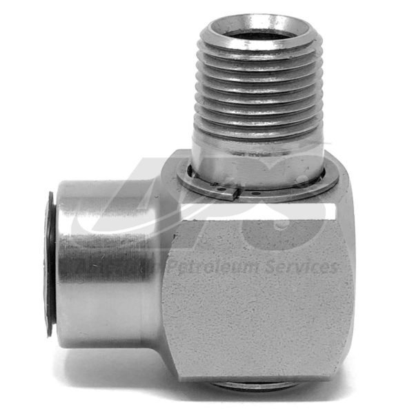 BALANCED PRESSURE 90 MXF STEEL 3000 PSI SUPER SWIVEL, BUNA, 1/2"