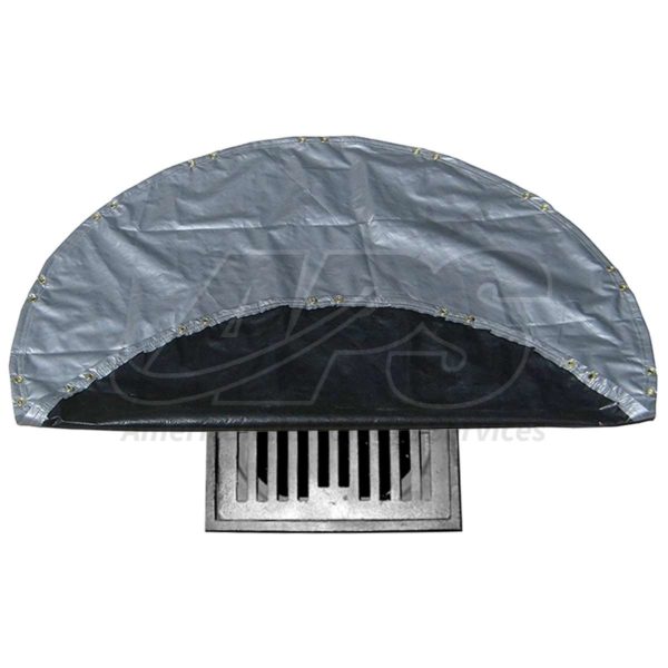 DRAIN COVER (6' X 6', 4-POCKET FILLED, HEAVY DUTY, WEIGHTED)