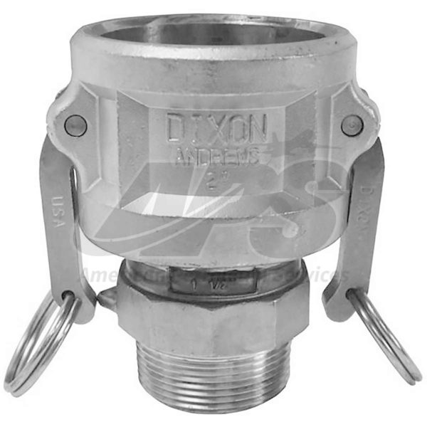 CAM & GROOVE (REDUCING TYPE B, COUPLER X MALE NPT)