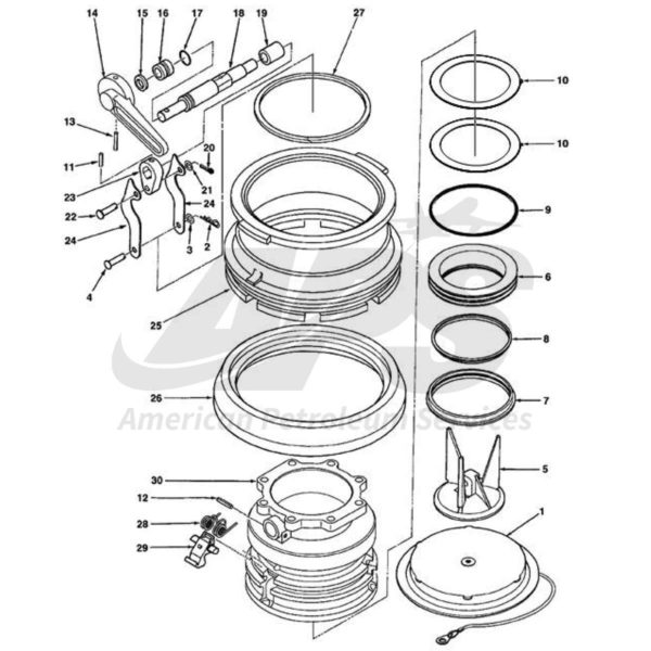 F250 HYDRANT COUPLER REPLACEMENT PARTS