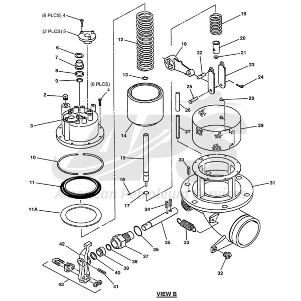 F660 INTERNAL VALVE ASSEMBLY REPLACEMENT PARTS - Image 2