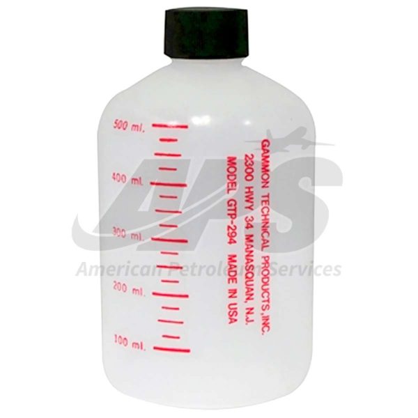 CALIBRATED PLASTIC BOTTLE FOR AQUA-GLO KIT (500 ML)