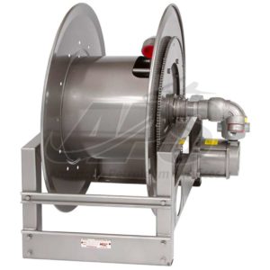 V-EPJ-340-26-27 SERIES V-3 HOSE REEL (2-1/2 X 35' CAPACITY, EXPLOSION  PROOF ELECTRIC REWIND, 12V DC, W/ AUXILIARY CRANK)