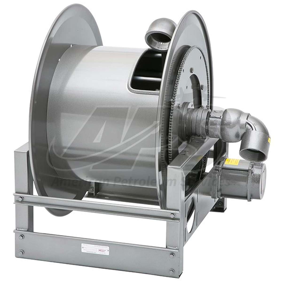 V-EPJ-340-26-27 SERIES V-3 HOSE REEL (2-1/2 X 35' CAPACITY, EXPLOSION  PROOF ELECTRIC REWIND, 12V DC, W/ AUXILIARY CRANK)