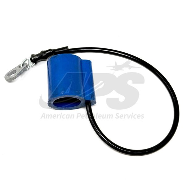 DUST COVER FOR 1" OPW 295 SERIES NOZZLE SPOUT  (AVGAS, LIGHT BLUE)