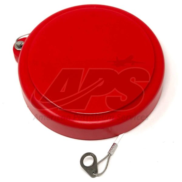 DUST COVER FOR MEGGITT (WHITTAKER) F116/F117 UNDERWING FUELING NOZZLE (RED)