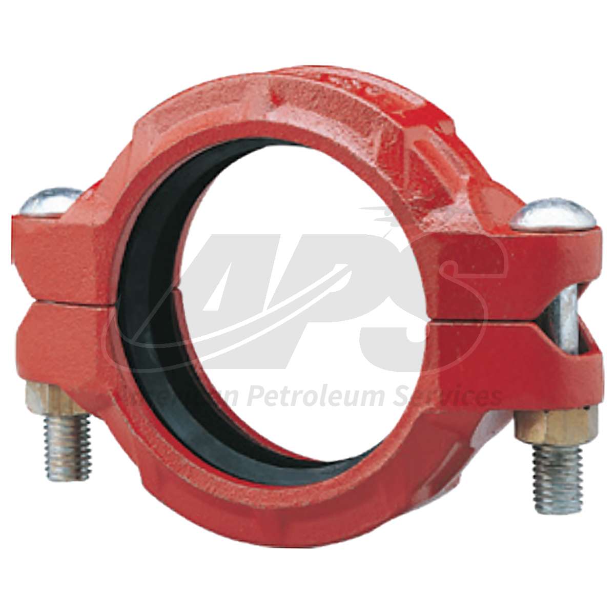 Victaulic Style 75 3-1/2 in Grooved Painted Ductile Iron Coupling with E Gasket 